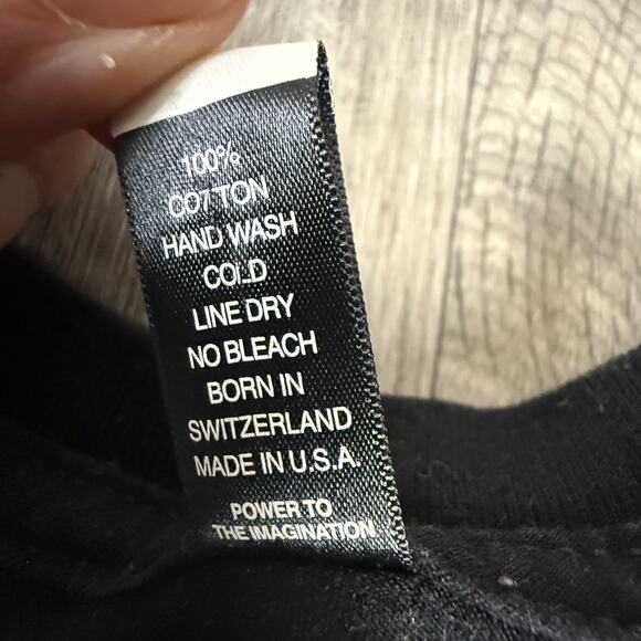 The Imaginary Foundation “IF” Black Graphic Tee 100% Cotton Made in USA - Picture 4 of 7